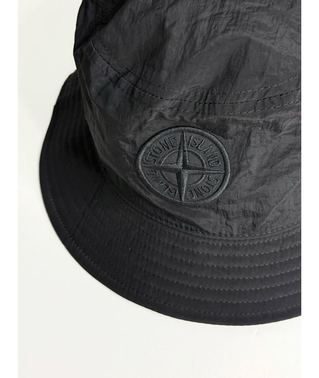 STONE ISLAND Черная шляпа, фото 4