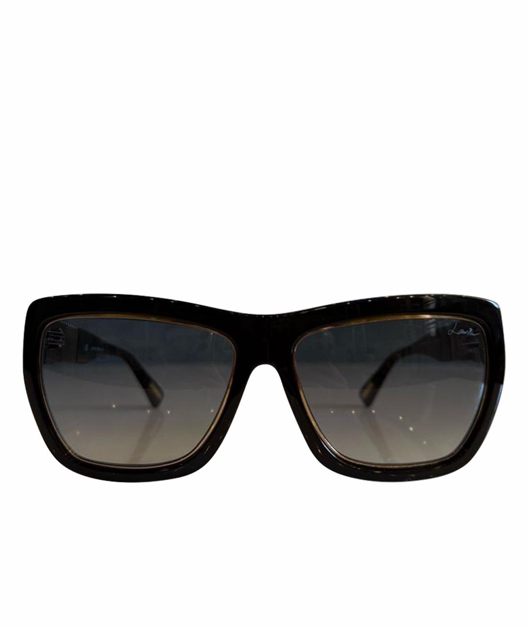 LANVIN Черные пластиковые солнцезащитные очки, фото 1