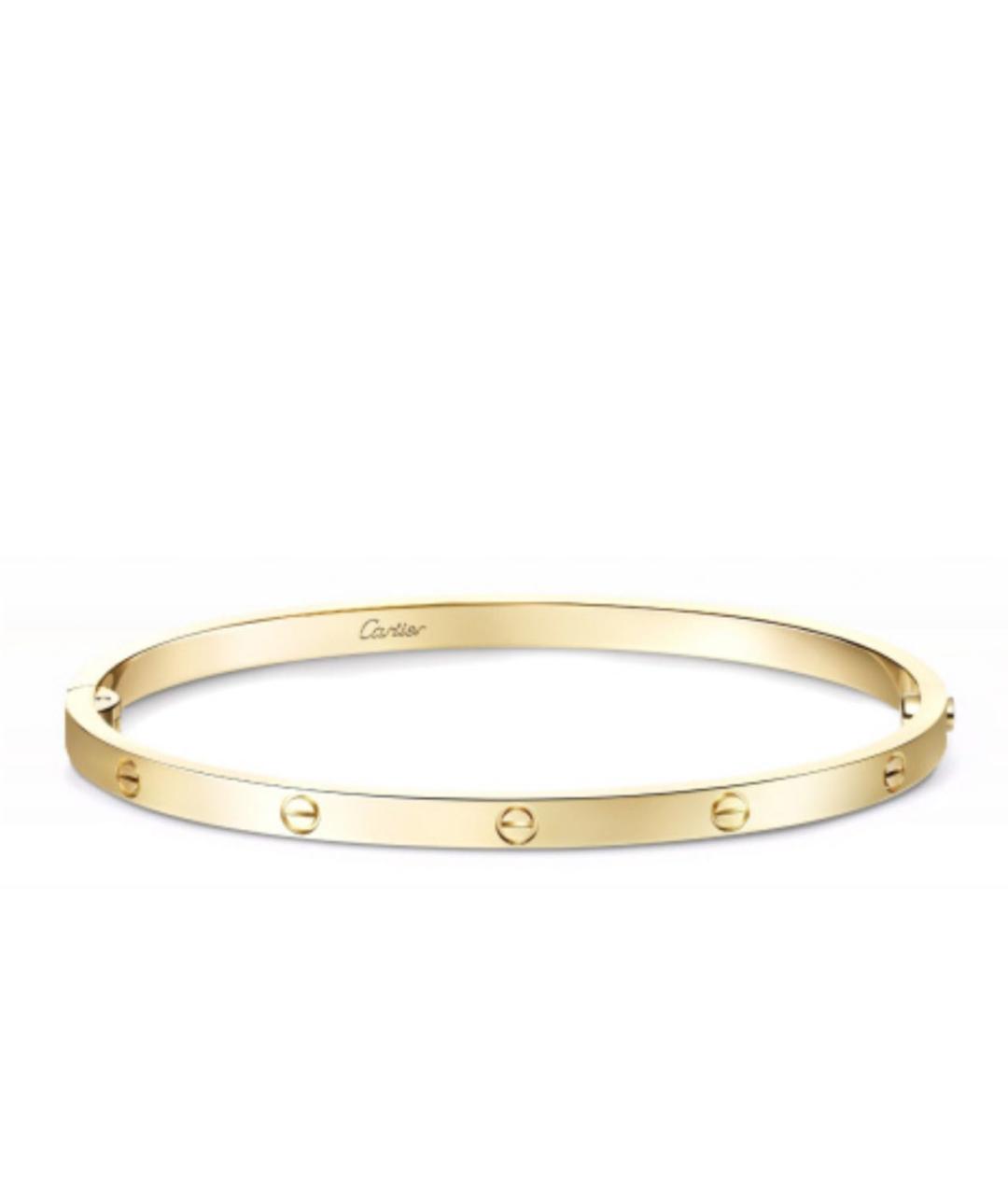 CARTIER Золотой браслет из желтого золота, фото 1