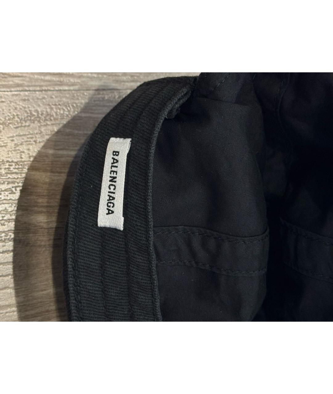 BALENCIAGA Черная хлопковая кепка/бейсболка, фото 3