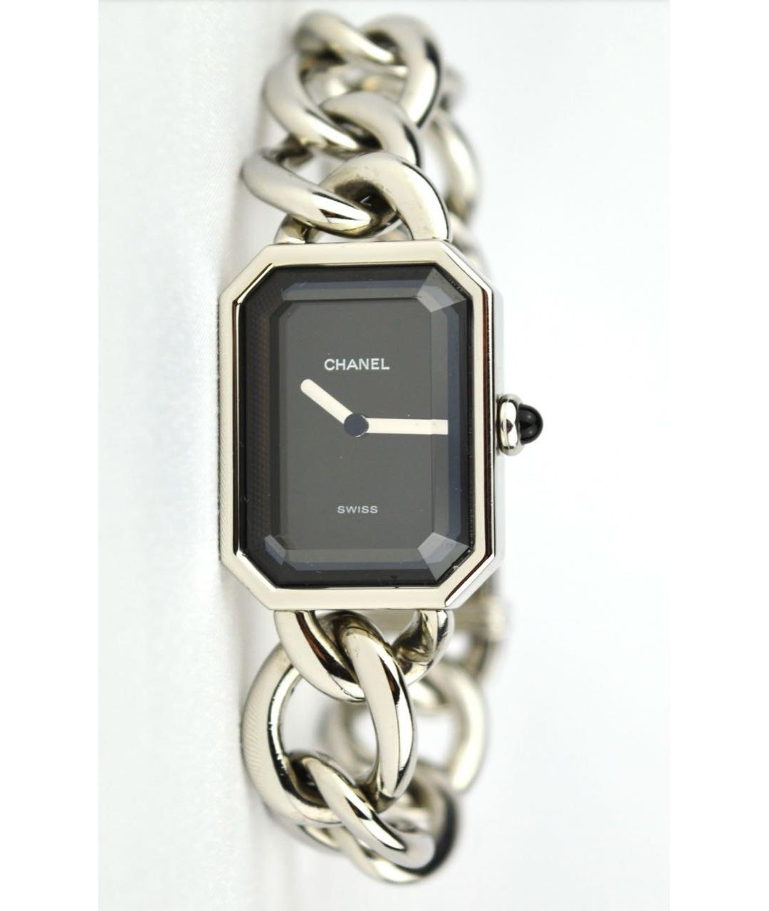 CHANEL Серебряные стеклянные часы, фото 9