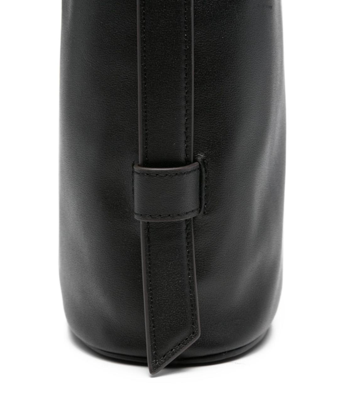FURLA Черная кожаная сумка через плечо, фото 5