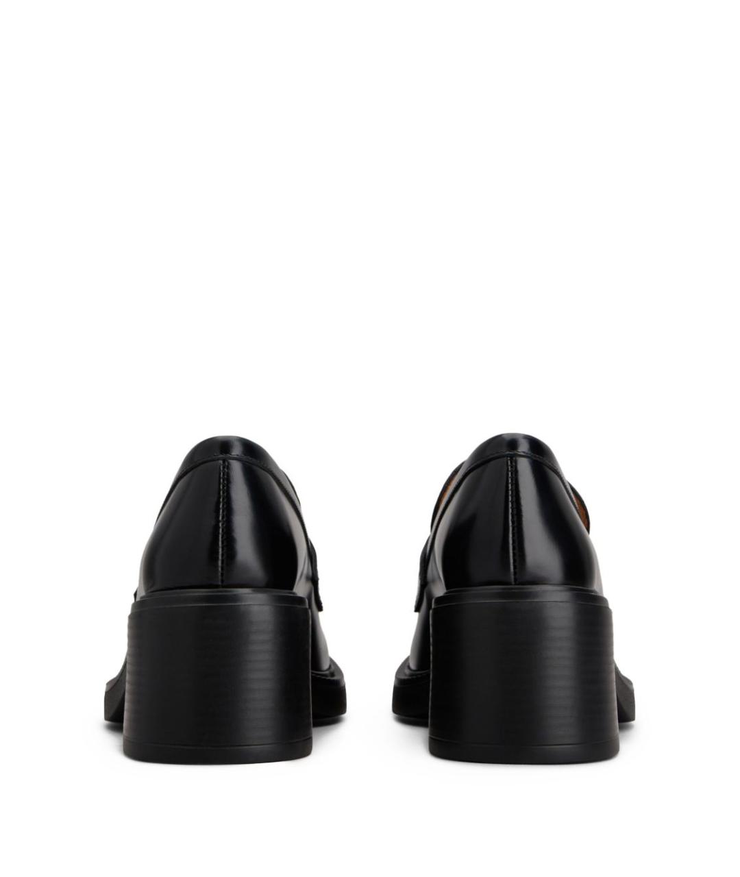 TOD'S Черные кожаные лоферы, фото 2