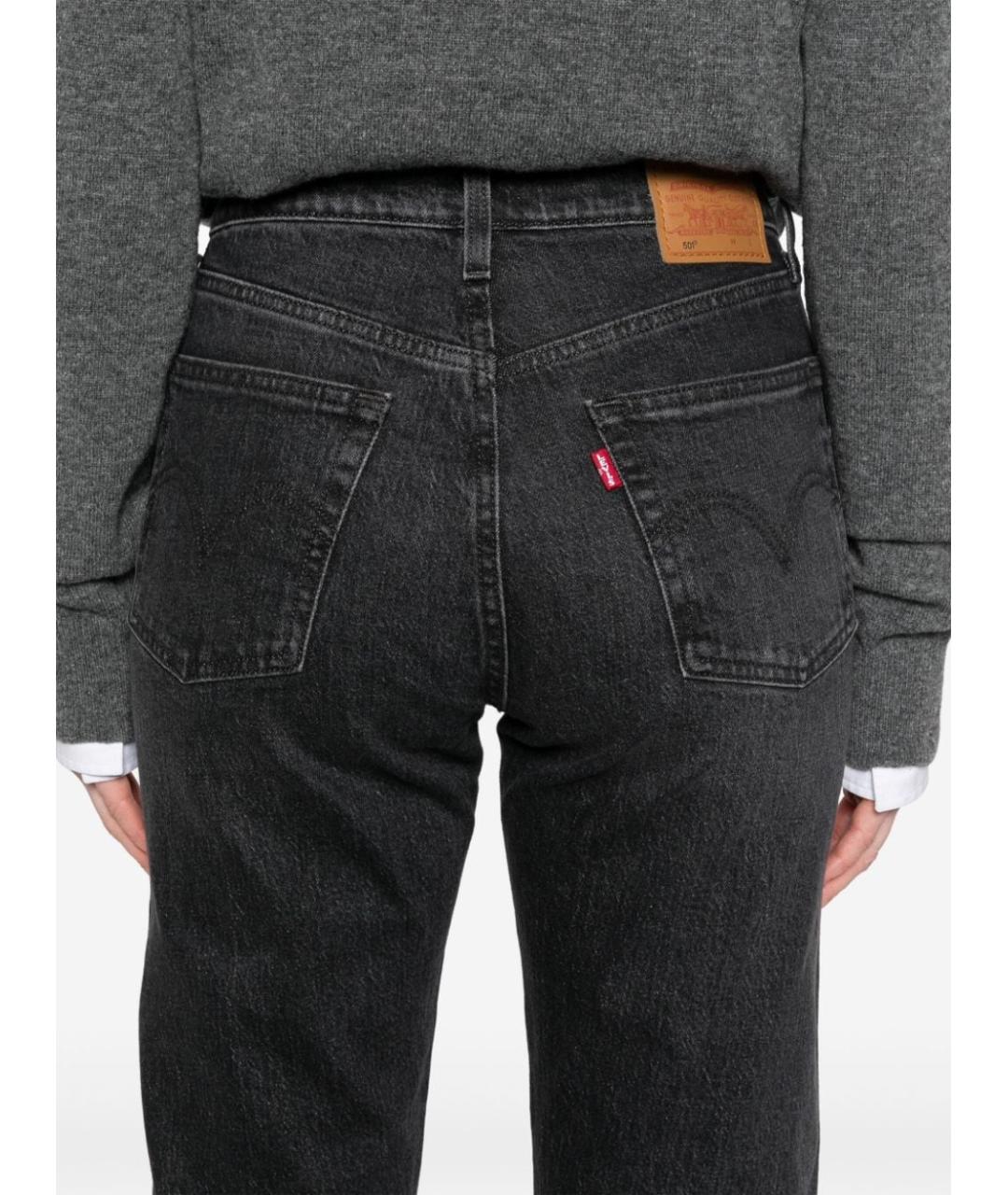 LEVI'S Черные прямые джинсы, фото 2
