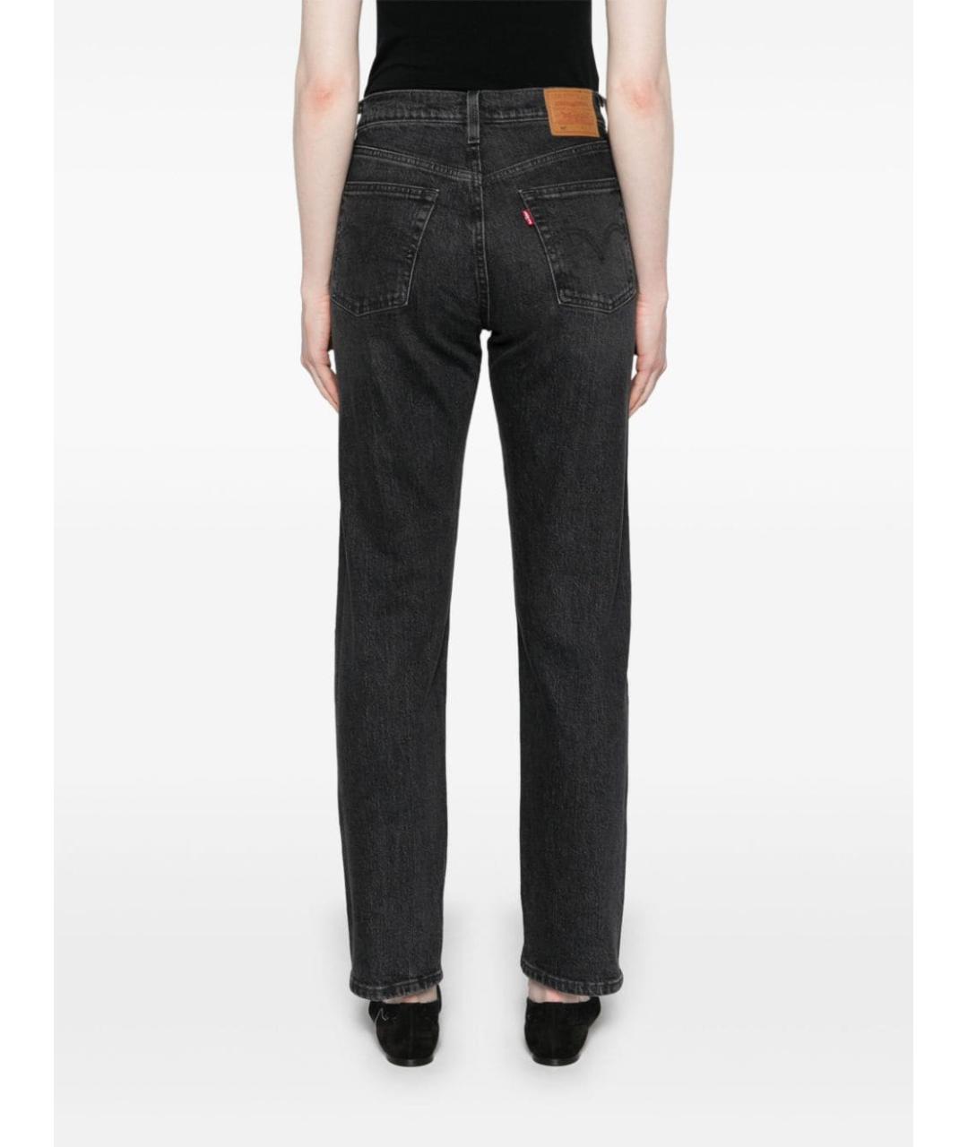 LEVI'S Черные прямые джинсы, фото 3
