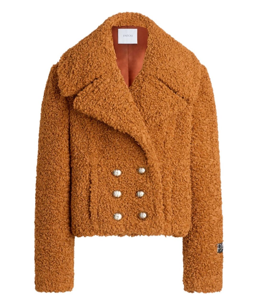 PATOU Коричневое пальто, фото 1