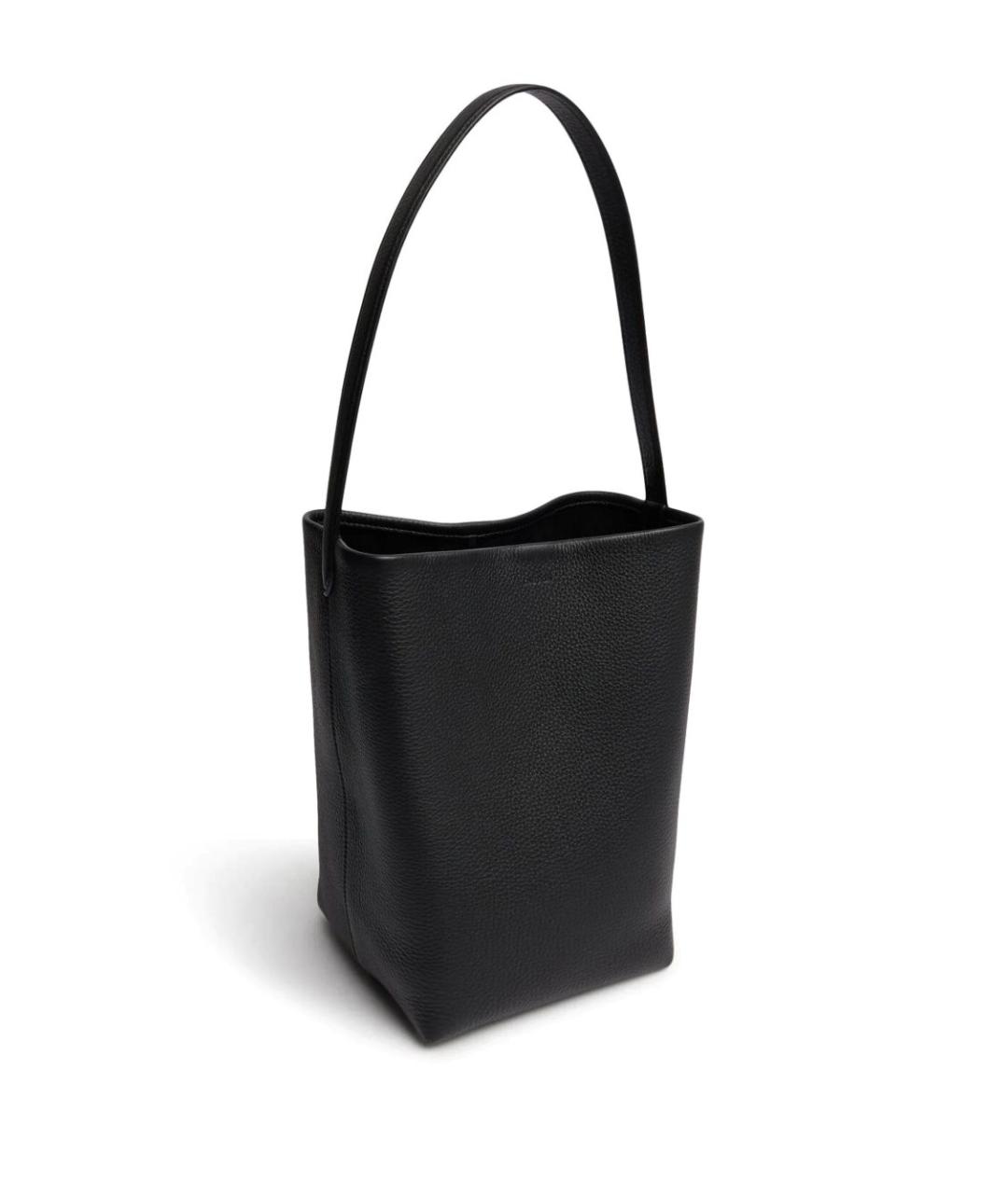 THE ROW Черная кожаная сумка тоут, фото 8