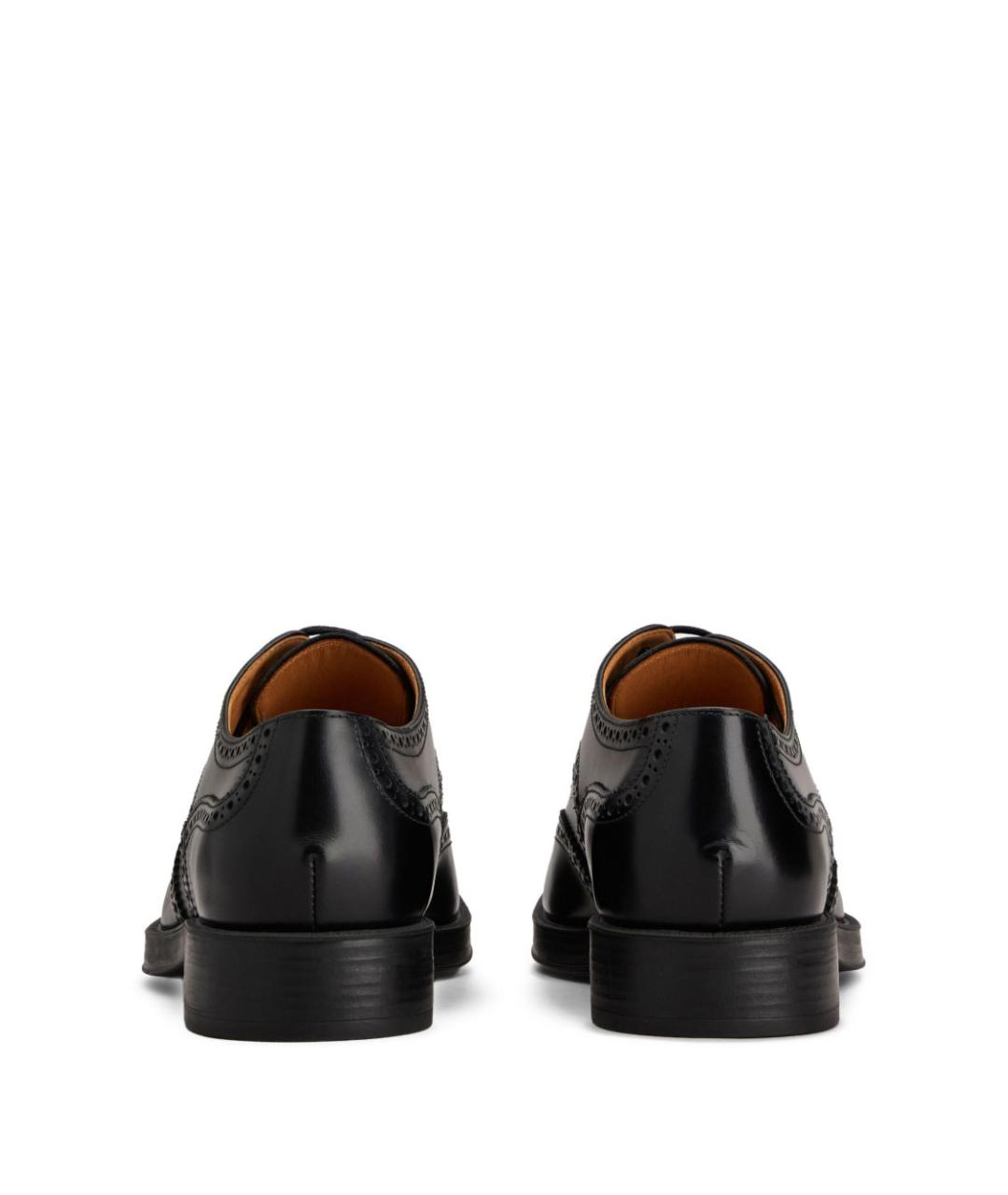 TOD'S Черные кожаные туфли, фото 4