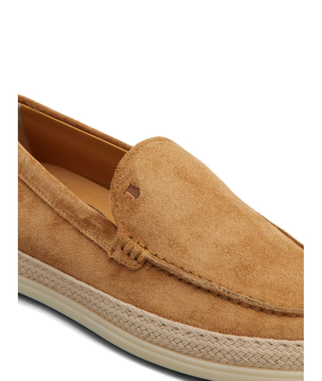 TOD'S Коричневые замшевые эспадрильи, фото 5