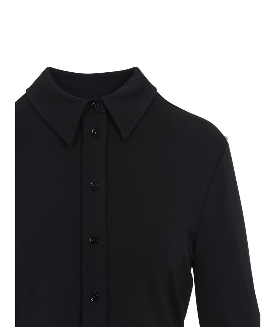 SPORTMAX Черная рубашка, фото 3