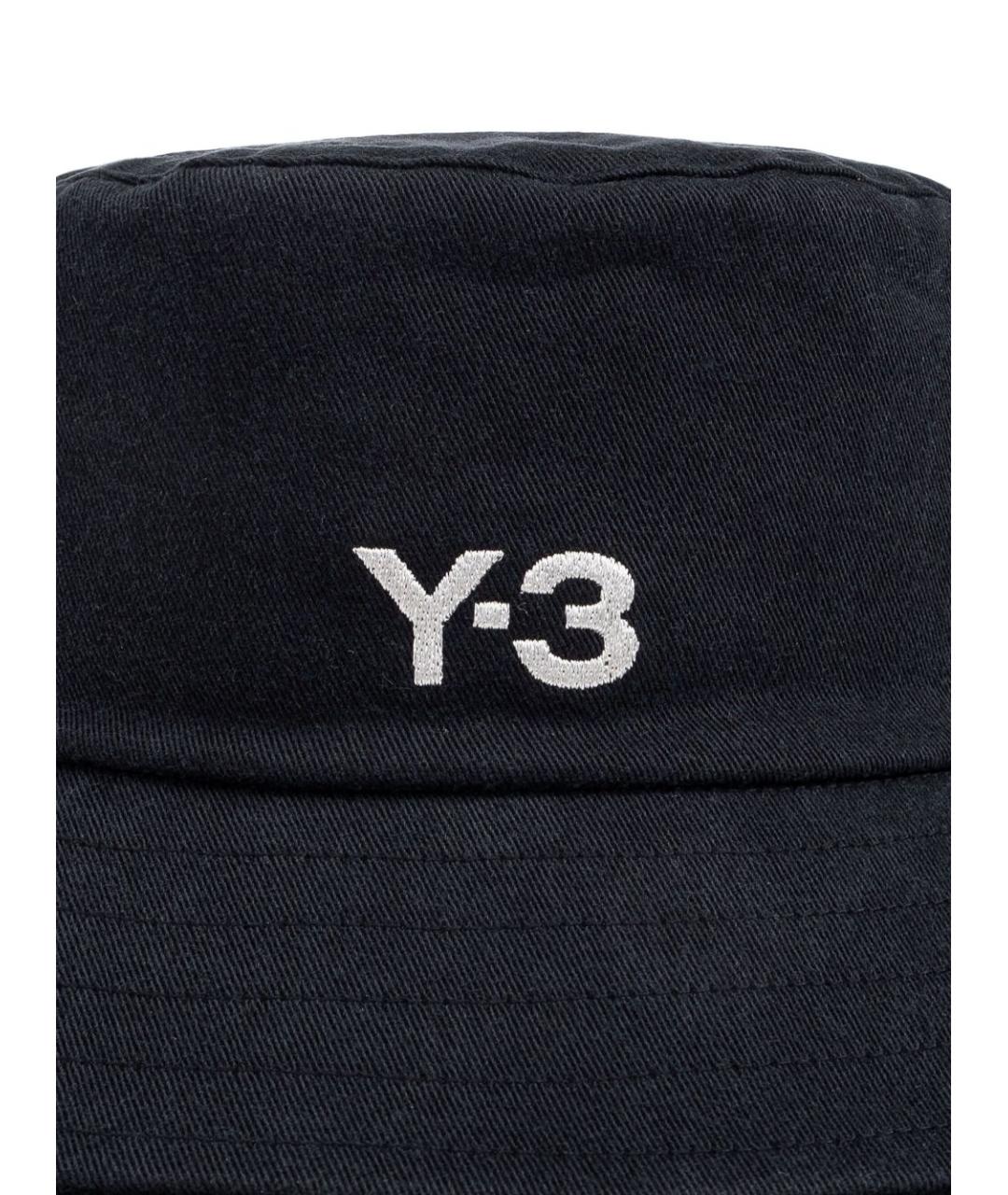 Y-3 Черная хлопковая панама, фото 3