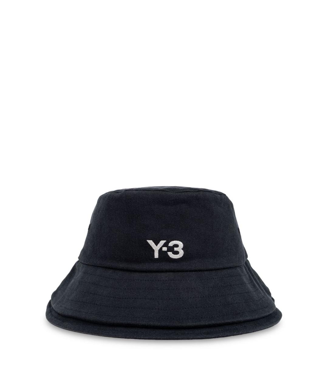 Y-3 Черная хлопковая панама, фото 1