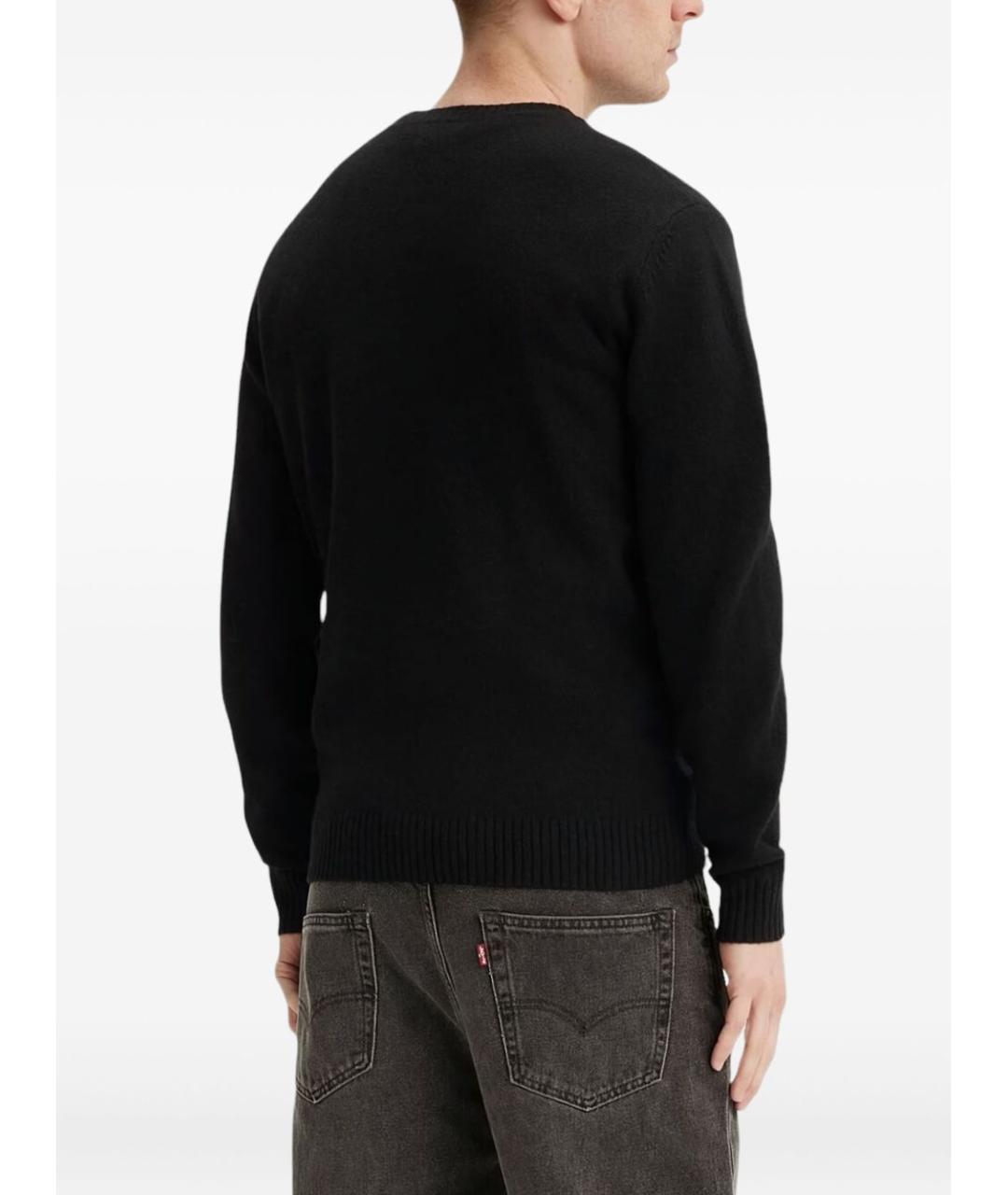 LEVI'S Черный шерстяной джемпер / свитер, фото 3