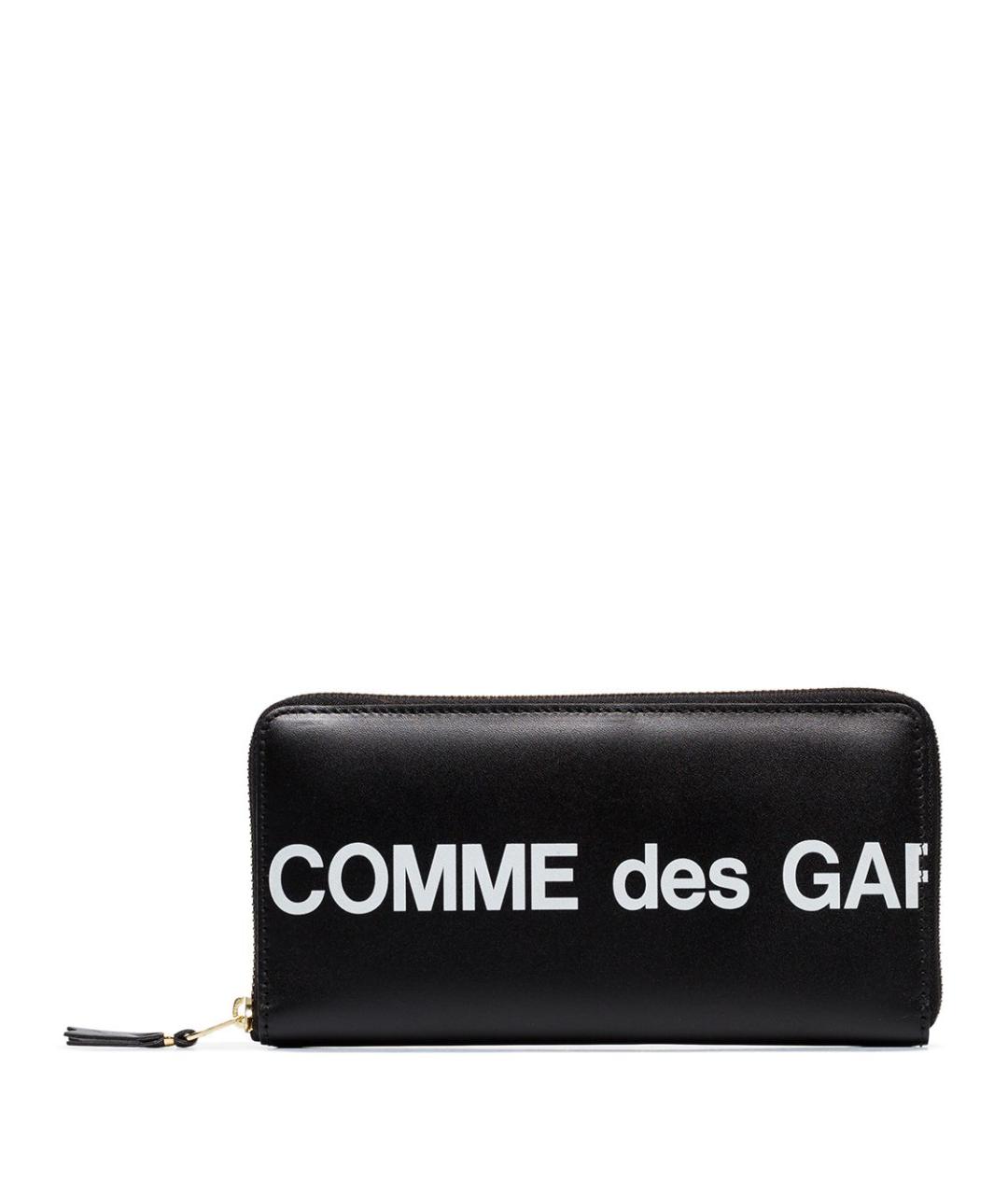 COMME DES GARÇONS WALLET Черный кожаный кошелек, фото 1