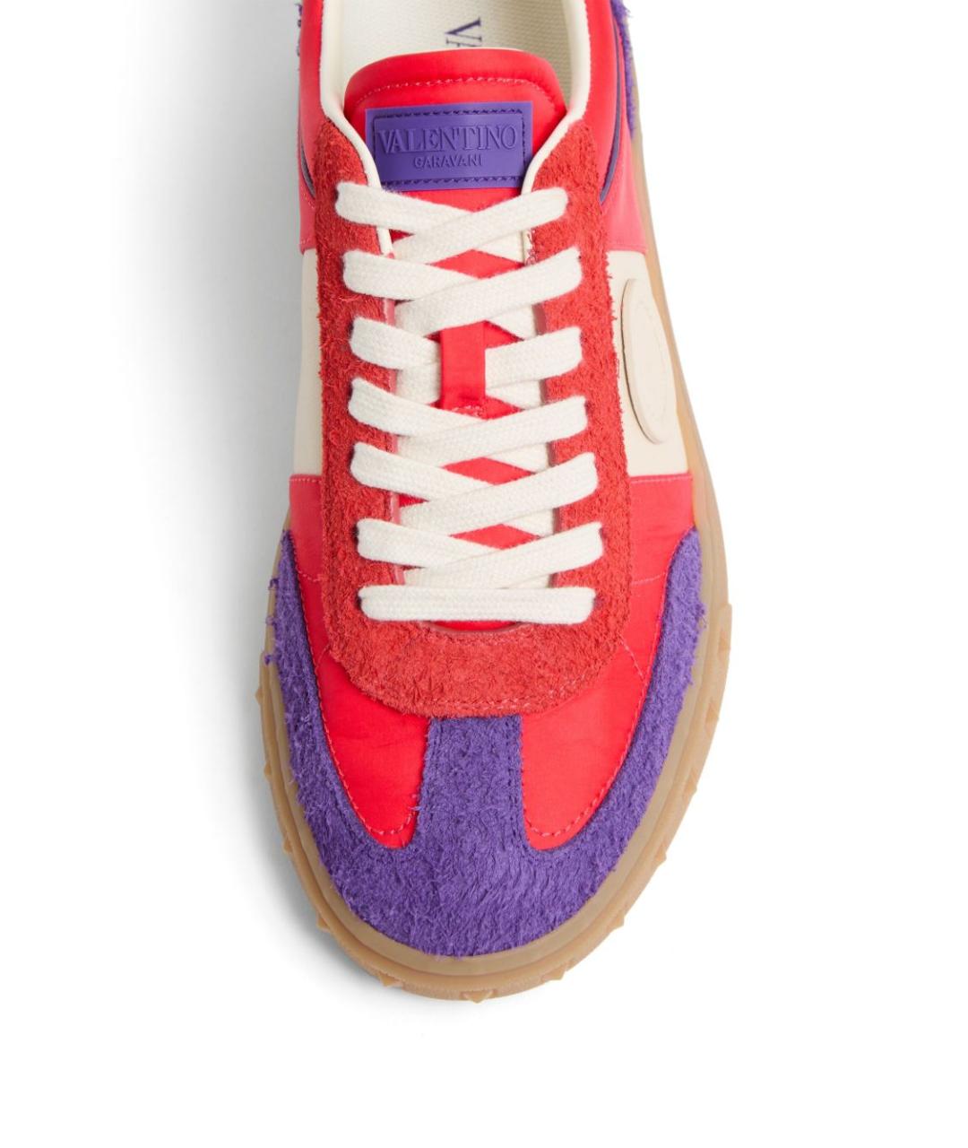 VALENTINO Мульти кожаные кеды, фото 4