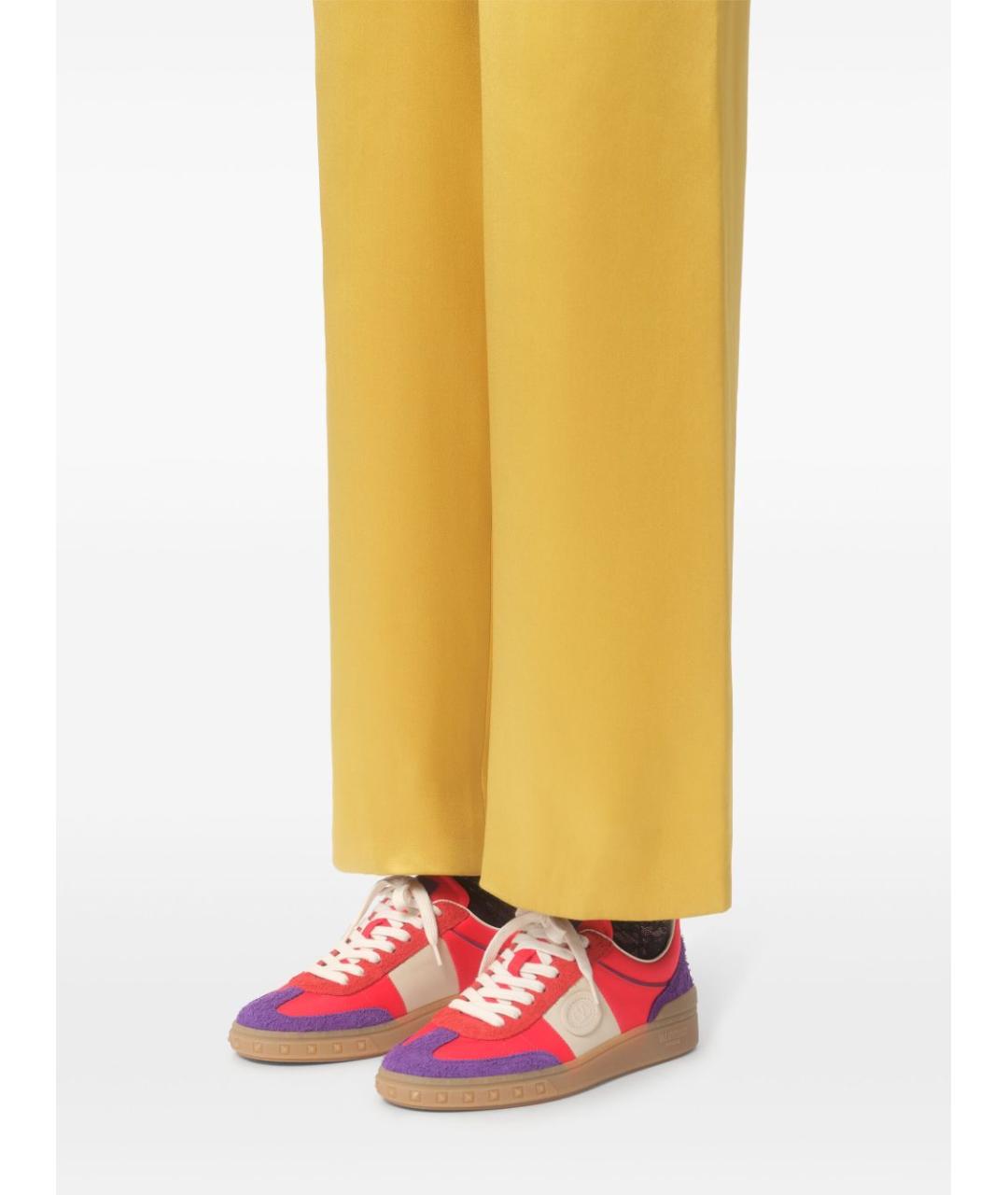 VALENTINO Мульти кожаные кеды, фото 6