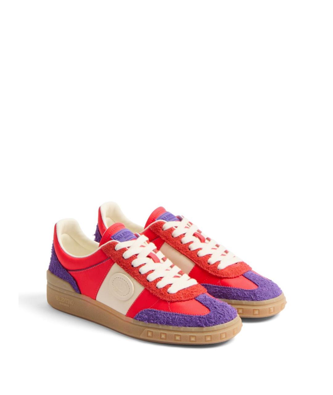 VALENTINO Мульти кожаные кеды, фото 5