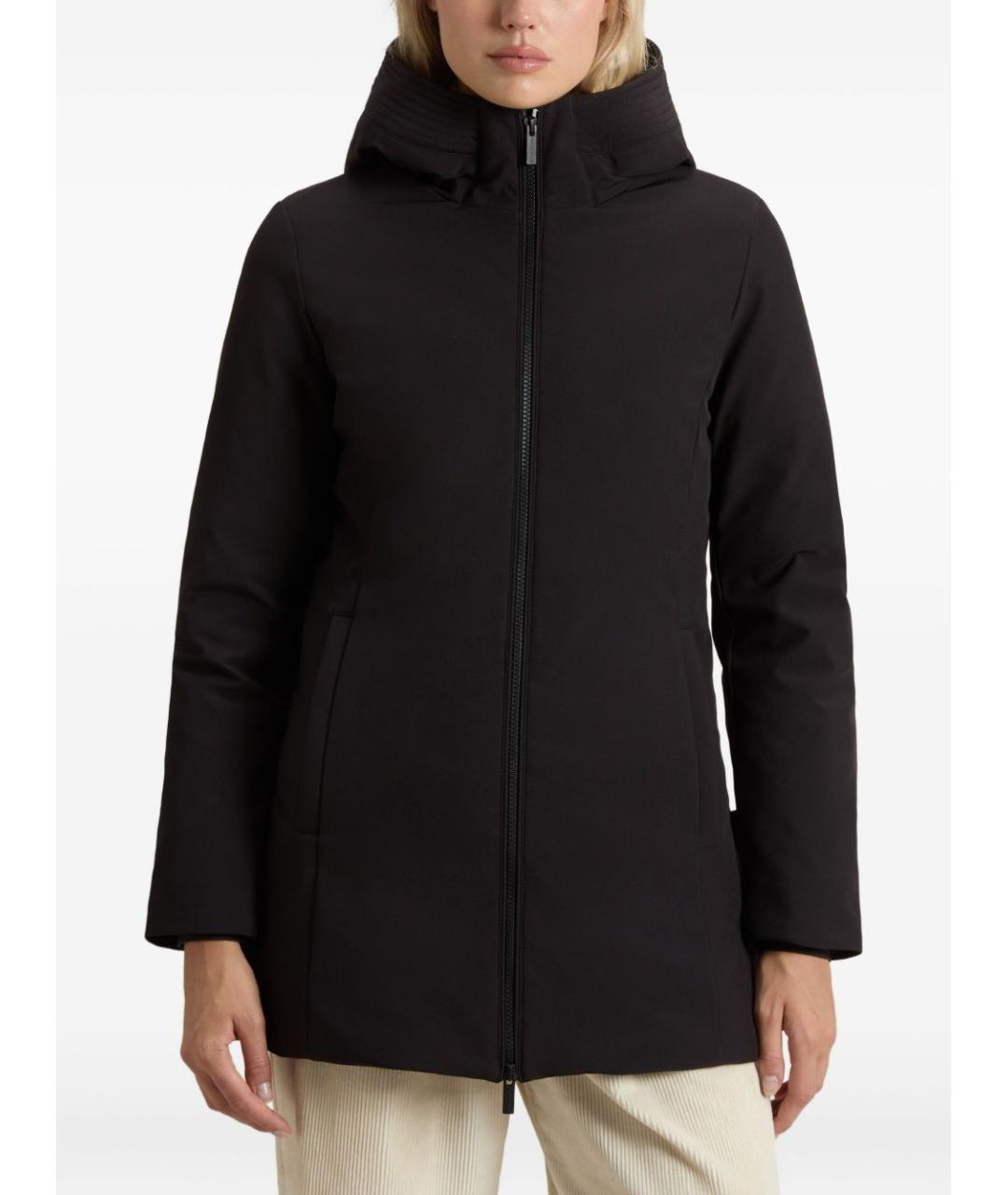 WOOLRICH Черная полиэстеровая куртка, фото 2