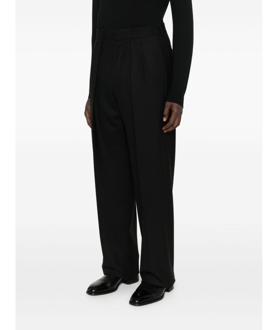 TOM FORD Черные шерстяные повседневные брюки, фото 3