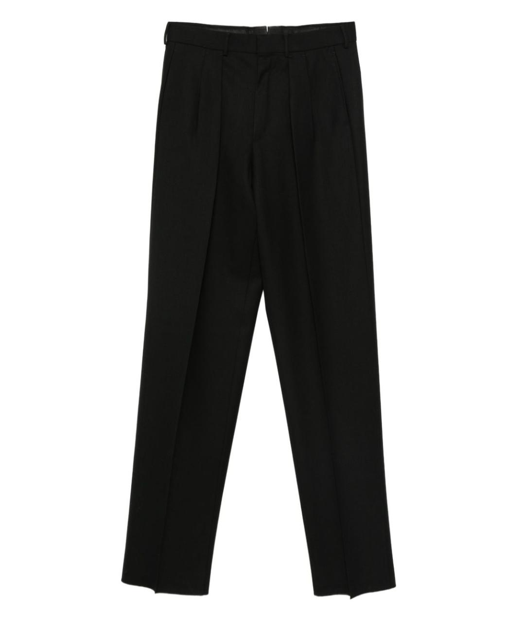 TOM FORD Черные шерстяные повседневные брюки, фото 1