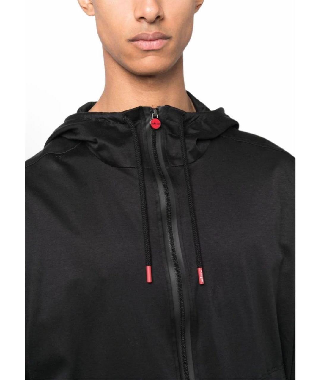 KITON Черная спортивная куртка, фото 5