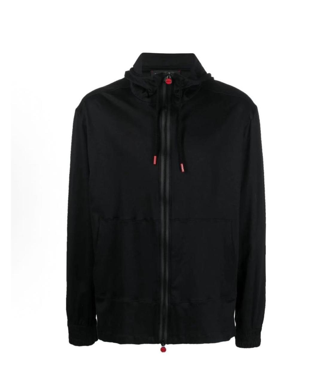 KITON Черная спортивная куртка, фото 6