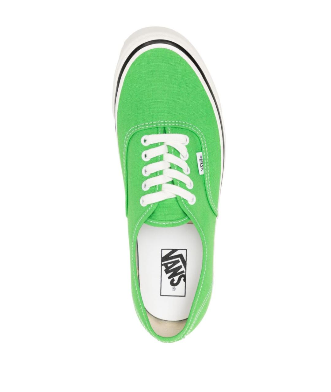 VANS Зеленые текстильные низкие кроссовки / кеды, фото 2