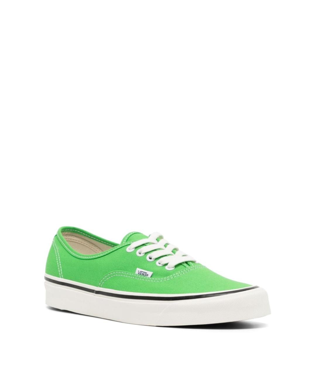 VANS Зеленые текстильные низкие кроссовки / кеды, фото 3