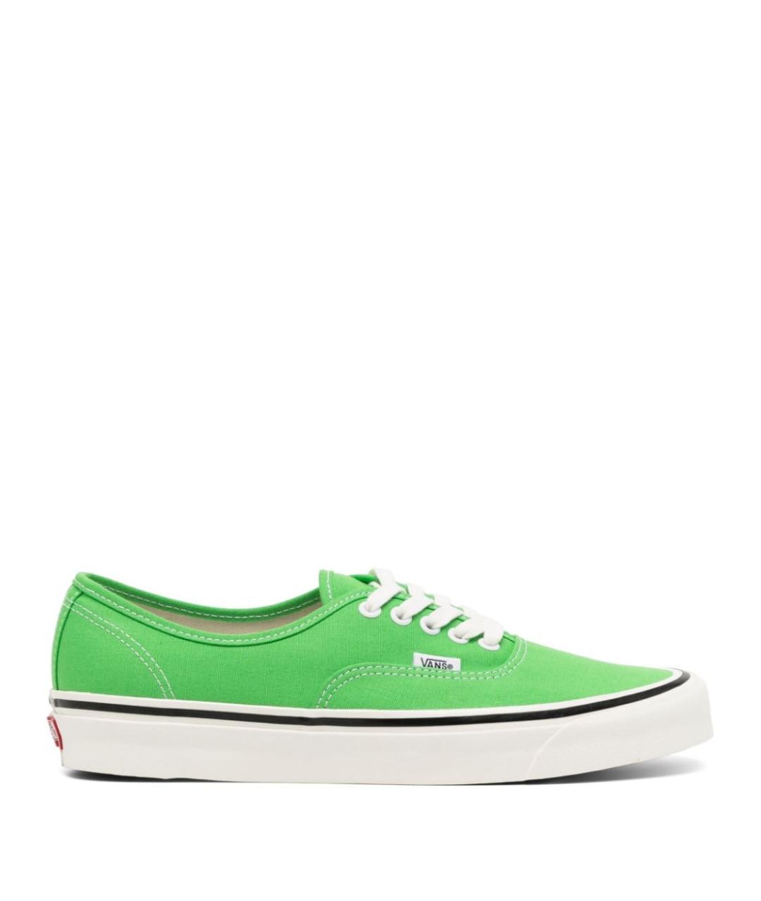 VANS Зеленые текстильные низкие кроссовки / кеды, фото 1