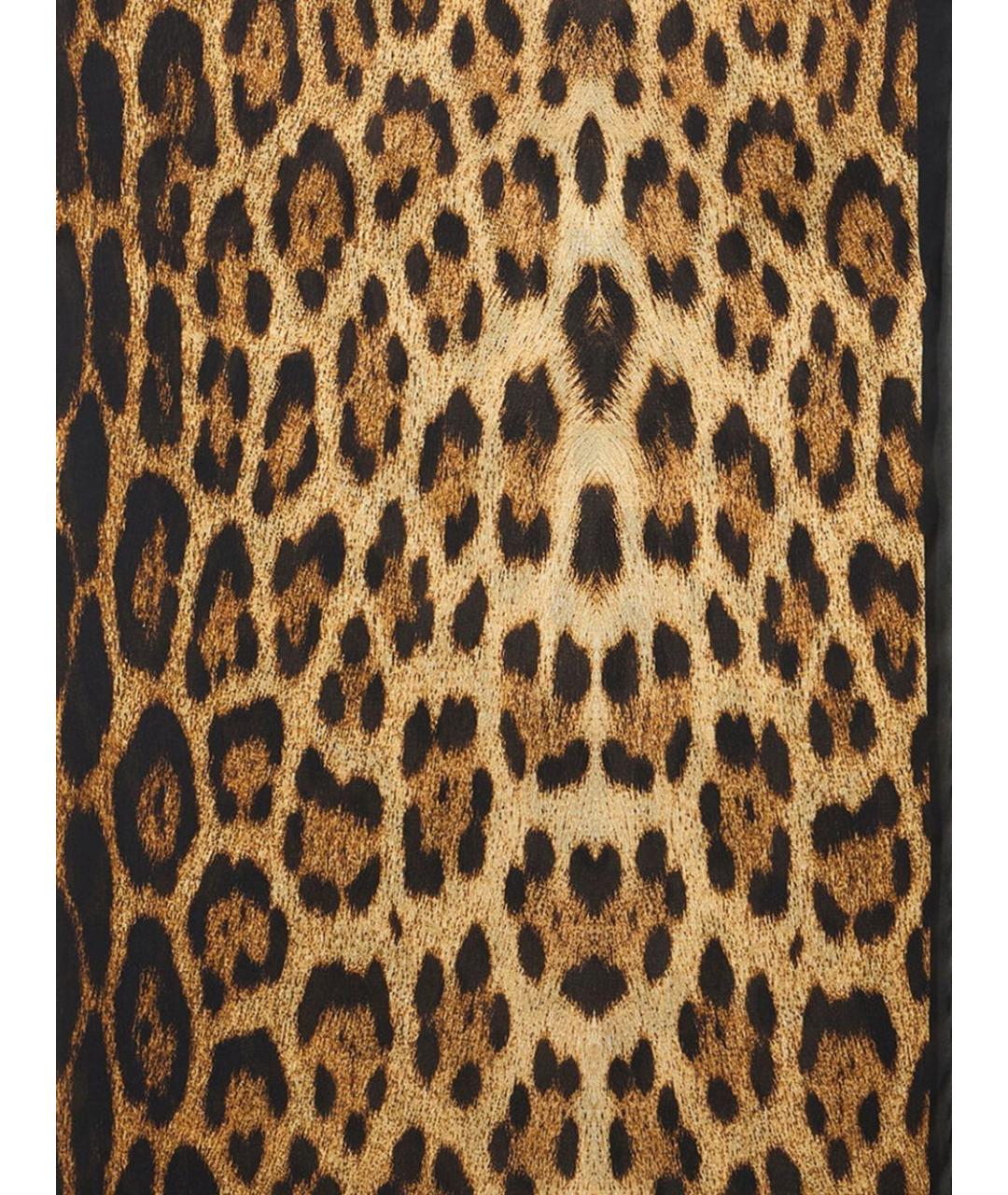 ROBERTO CAVALLI Мульти шелковый шарф, фото 3