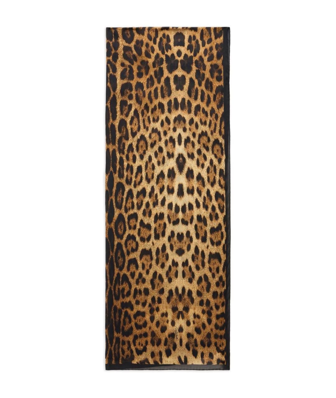 ROBERTO CAVALLI Мульти шелковый шарф, фото 1