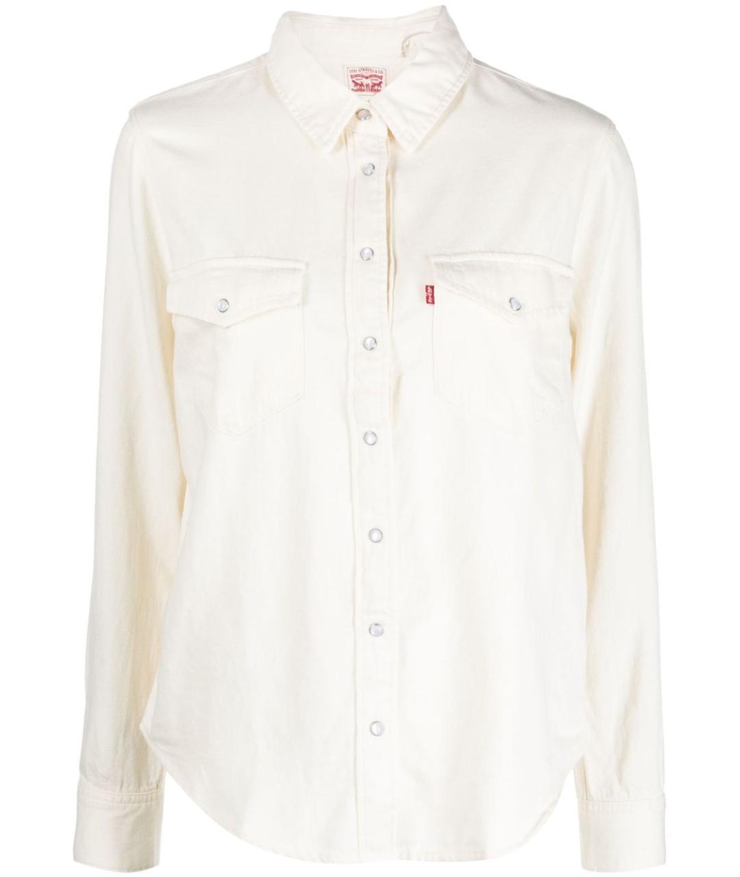 LEVI'S Бежевая хлопковая рубашка, фото 1