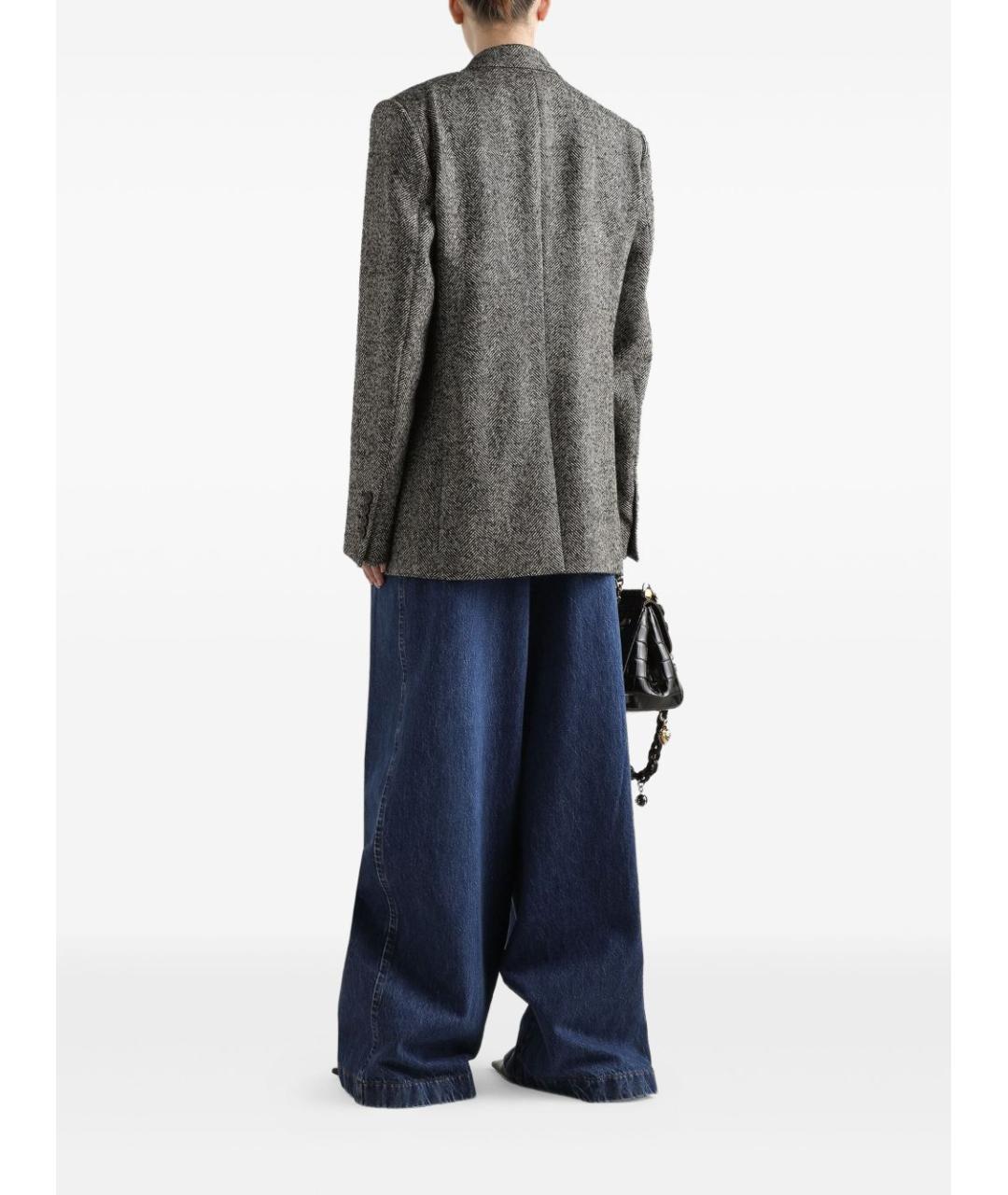 DOLCE&GABBANA Мульти шерстяной жакет/пиджак, фото 3
