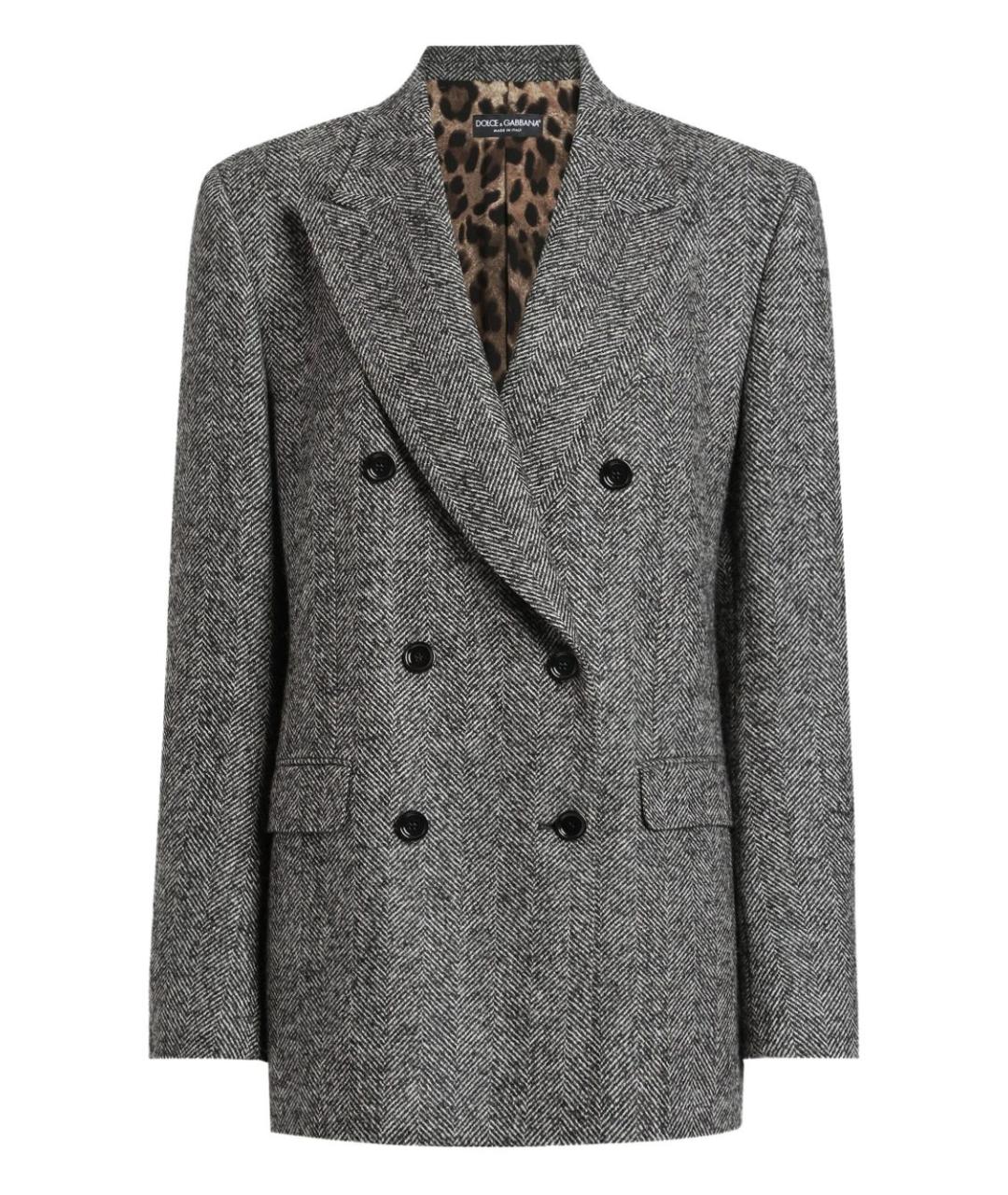 DOLCE&GABBANA Мульти шерстяной жакет/пиджак, фото 1