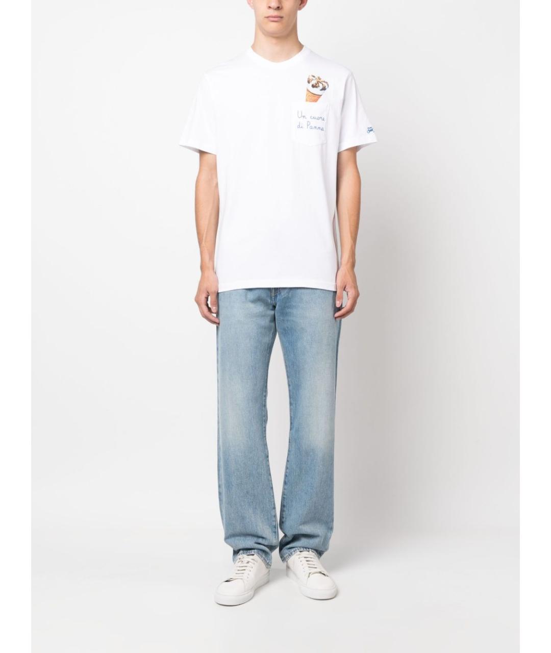 LEVI'S Голубые хлопковые прямые джинсы, фото 5
