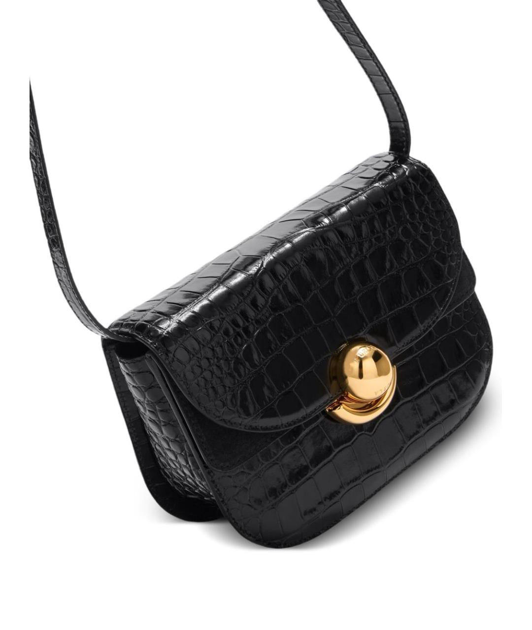 FURLA Черная кожаная сумка через плечо, фото 3