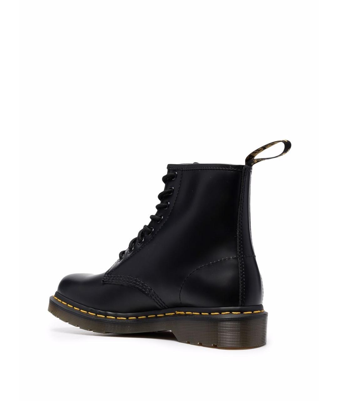 DR. MARTENS Черные кожаные ботинки, фото 2