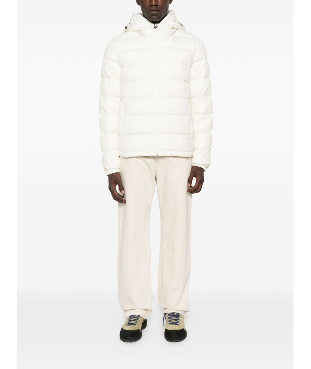 MONCLER Белая куртка, фото 4