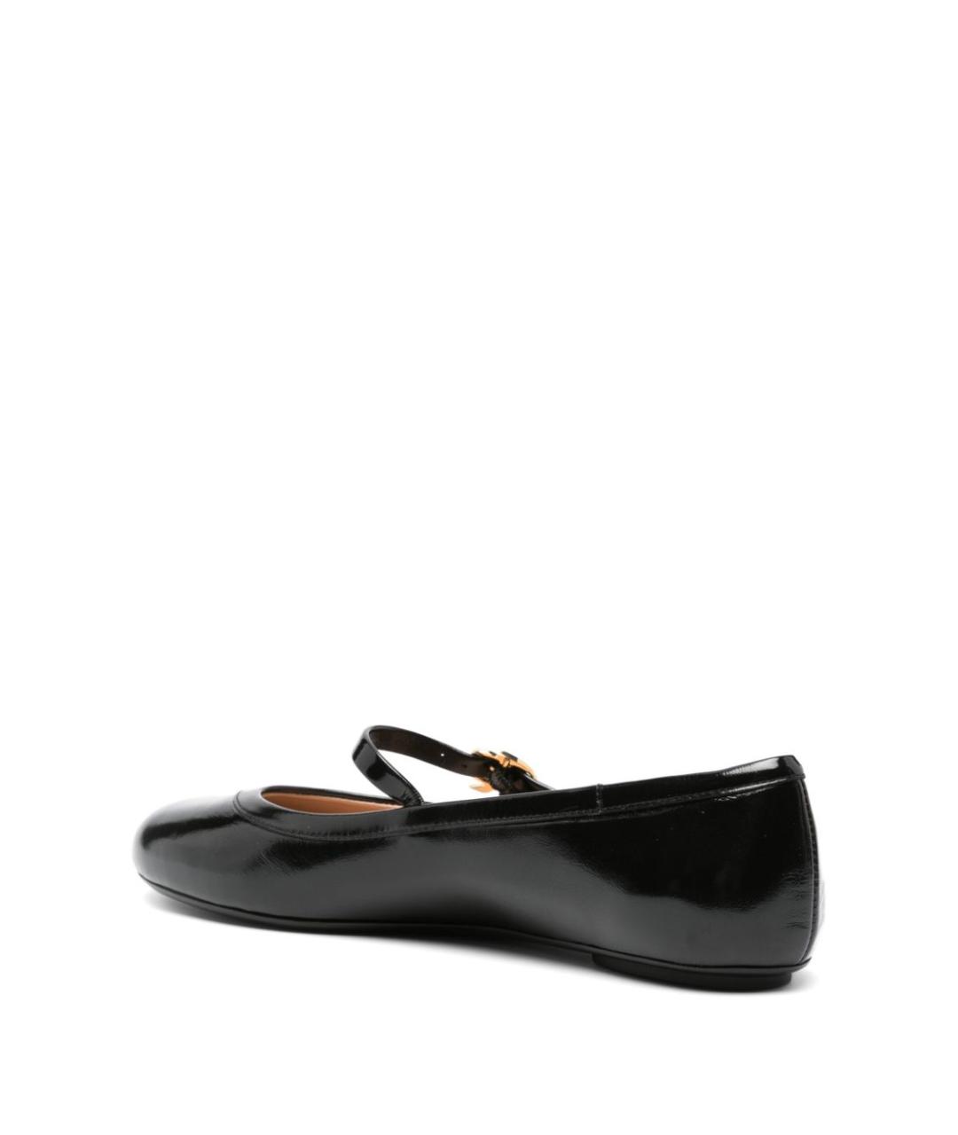 GIANVITO ROSSI Черные кожаные балетки, фото 3