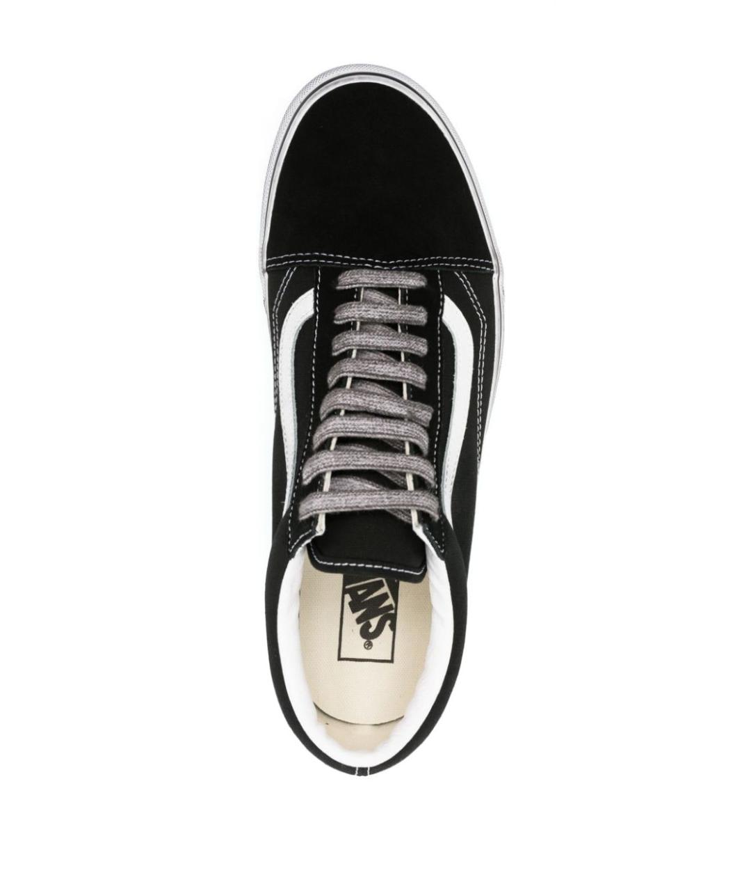 VANS Черные текстильные низкие кроссовки / кеды, фото 2