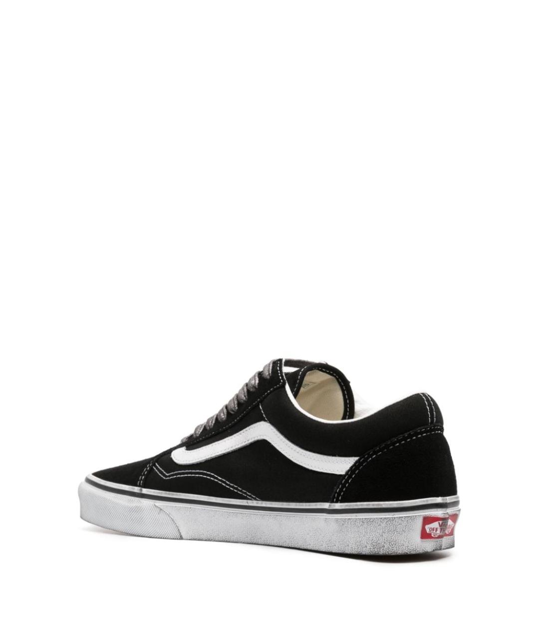 VANS Черные текстильные низкие кроссовки / кеды, фото 3