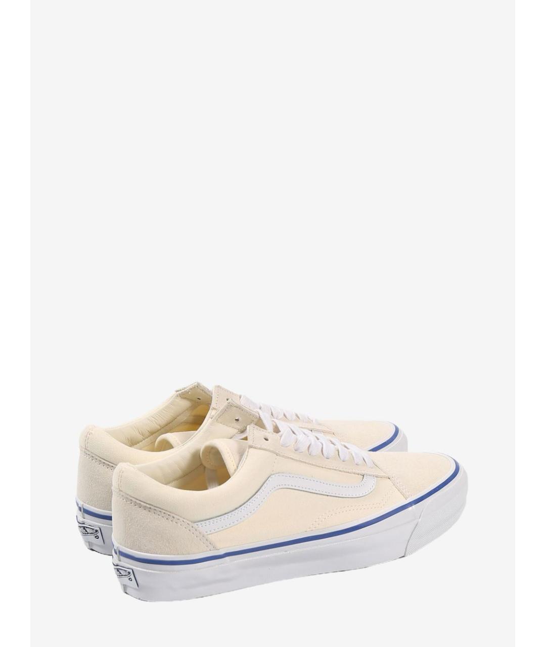 VANS Бежевые текстильные кроссовки, фото 2