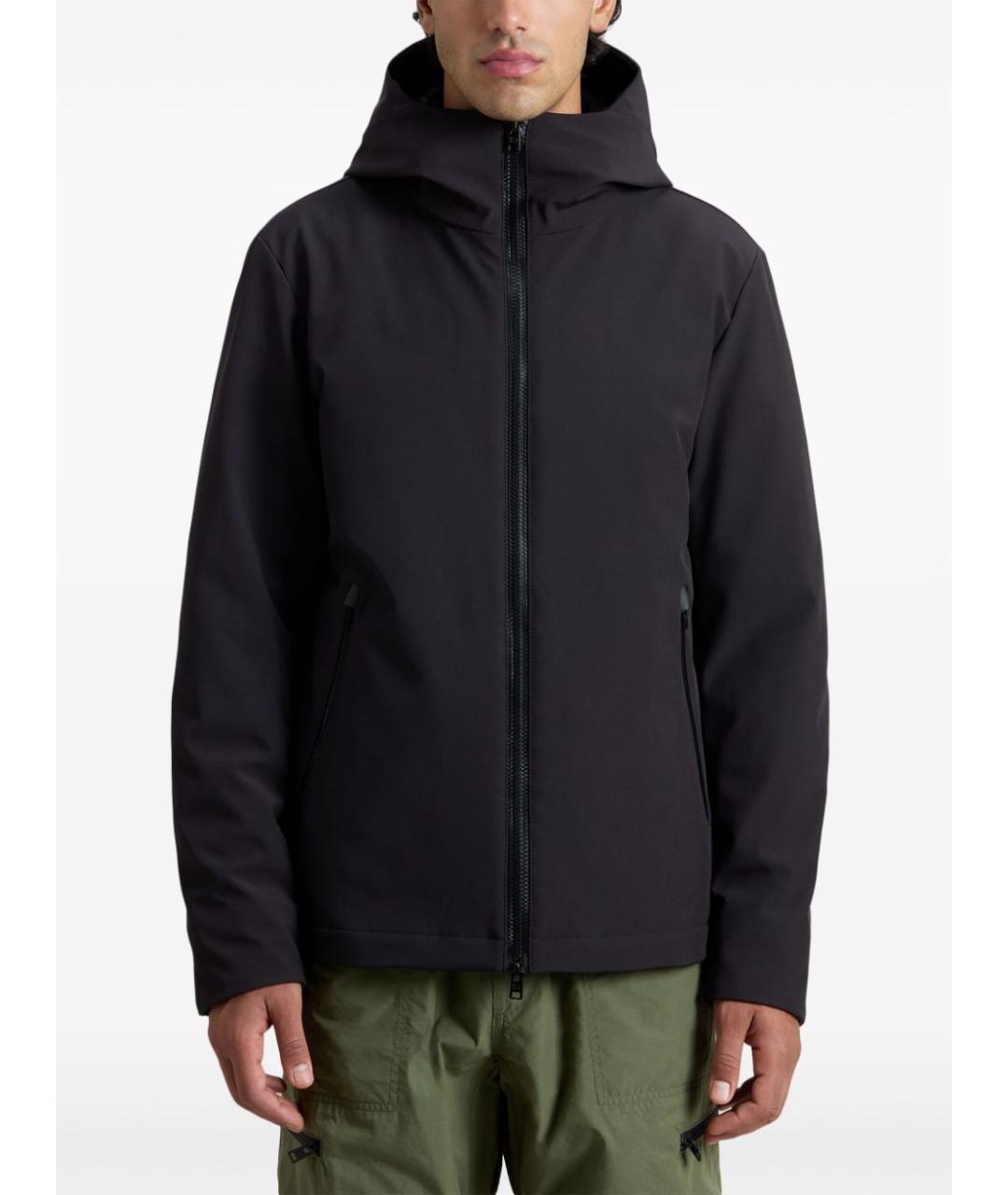 WOOLRICH Черная полиэстеровая куртка, фото 2