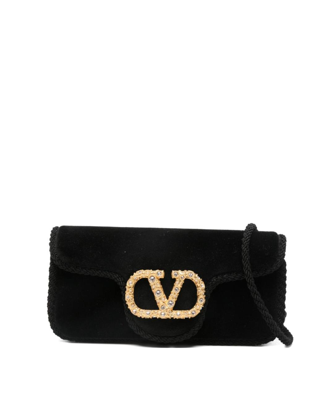 VALENTINO Черная сумка через плечо, фото 1
