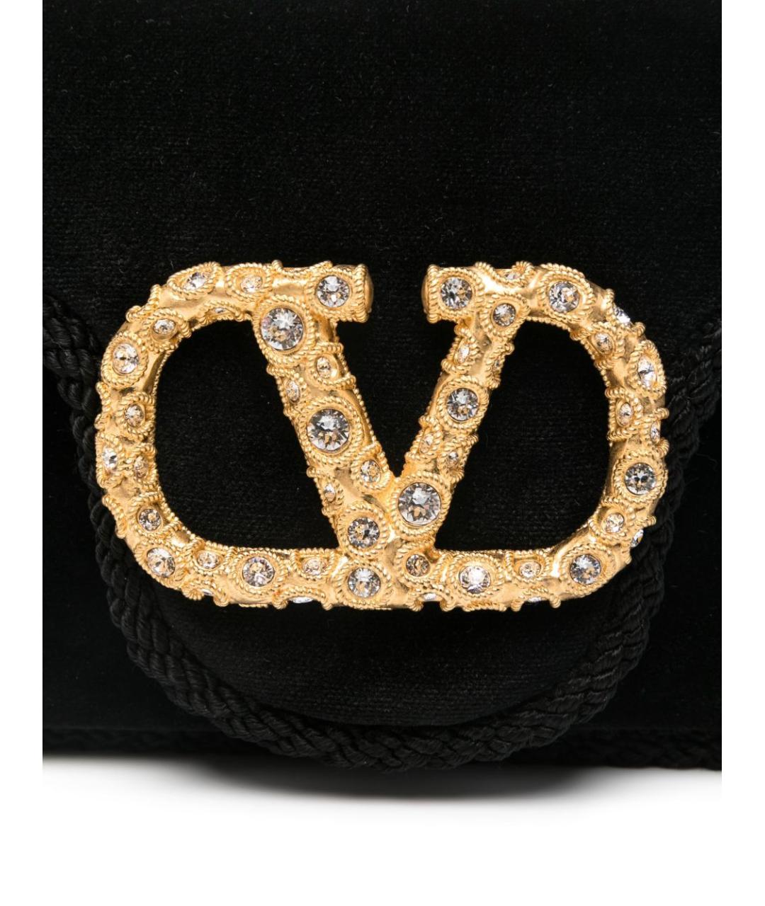 VALENTINO Черная сумка через плечо, фото 5