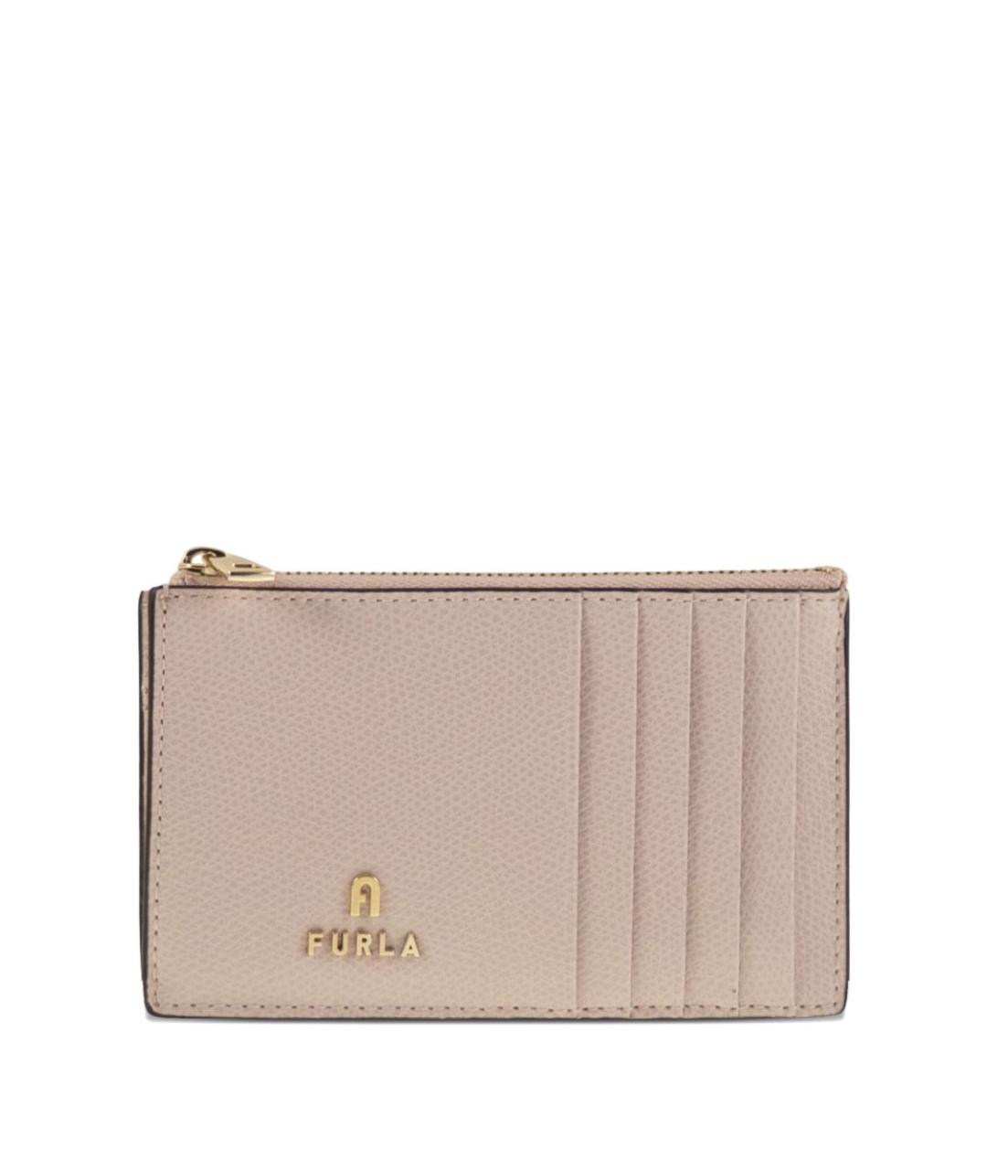 FURLA Розовый кожаный кошелек, фото 1