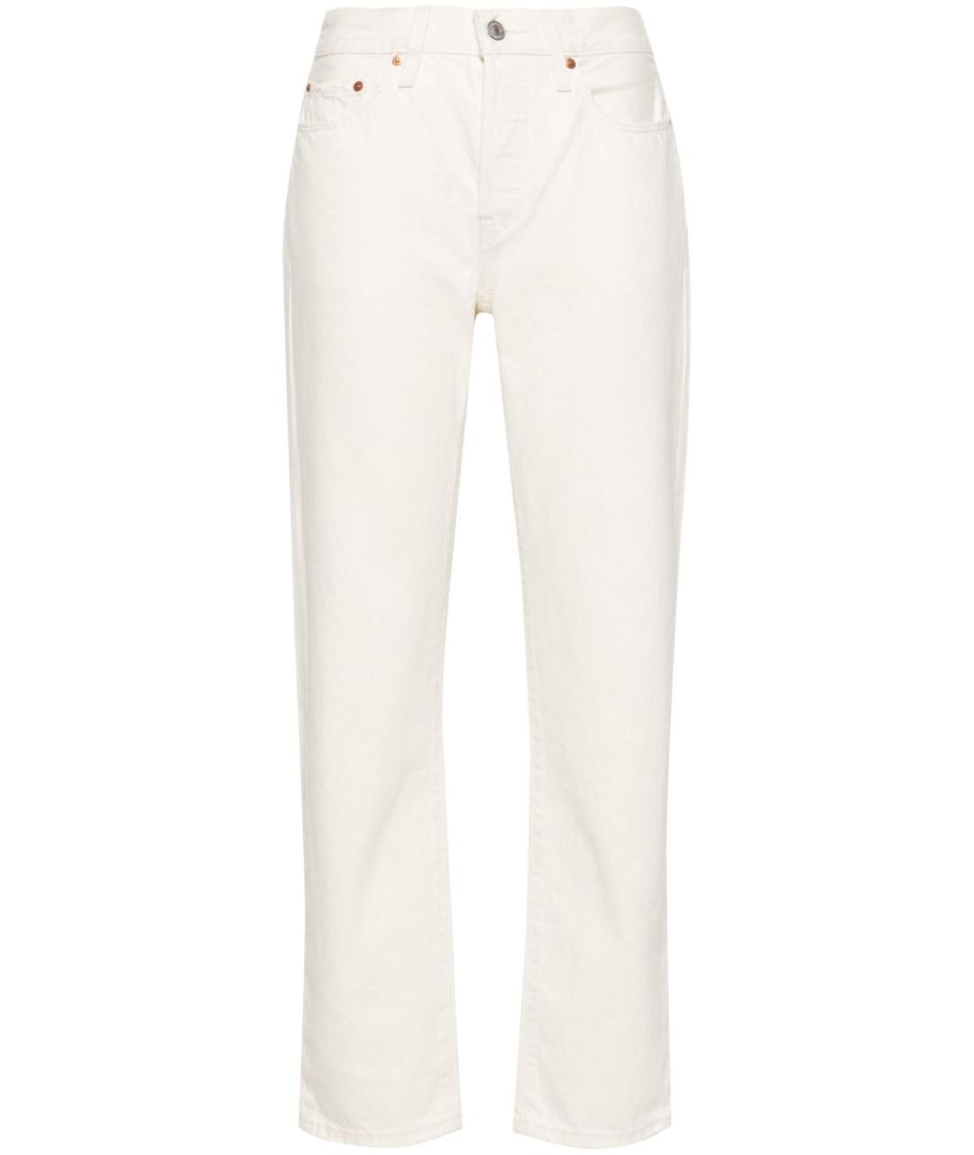 LEVI'S Белые прямые джинсы, фото 1