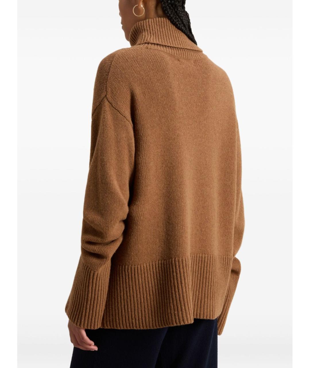 WOOLRICH Коричневая шерстяная водолазка, фото 4