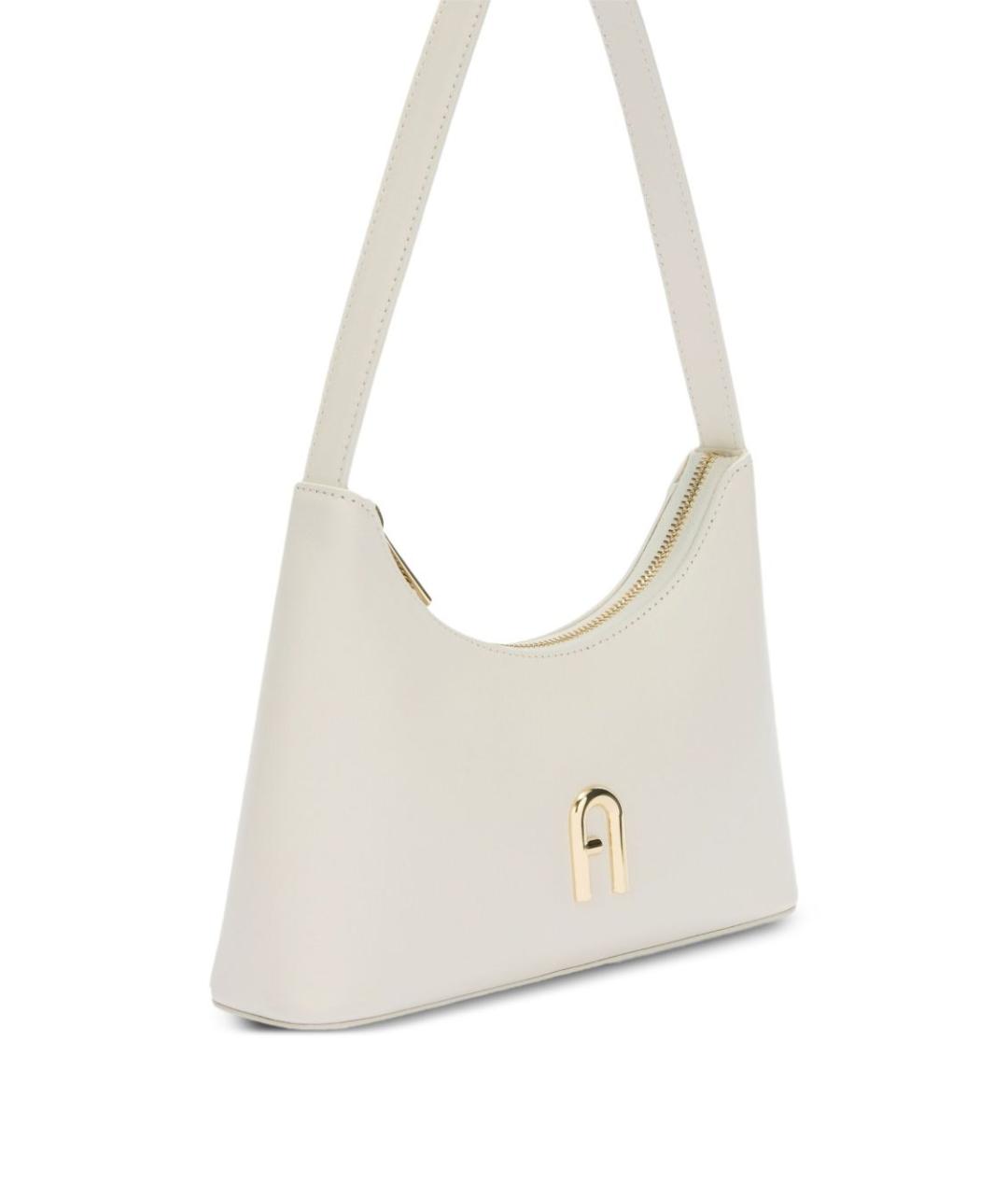 FURLA Белая кожаная сумка через плечо, фото 6