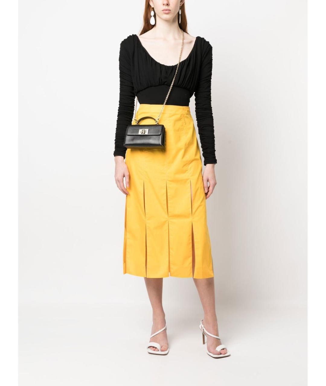 FURLA Черная кожаная сумка через плечо, фото 2